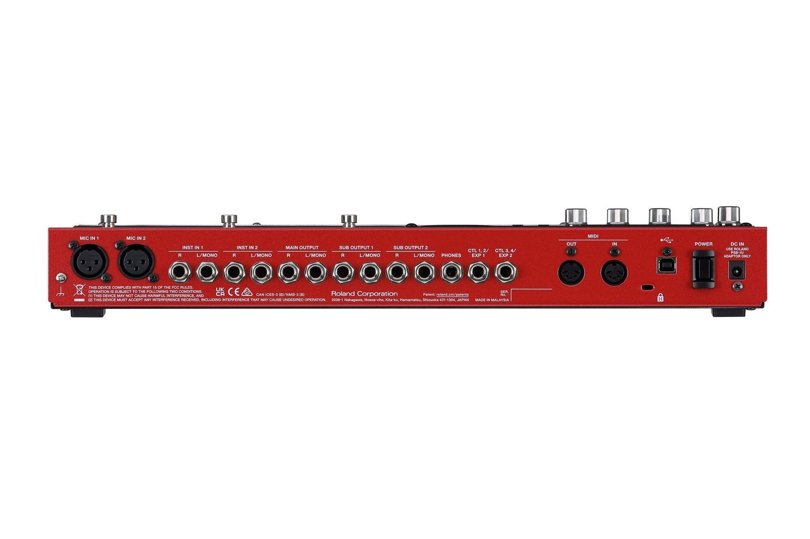 Boss RC-600 Loop Station 2024 - Red - Image 2