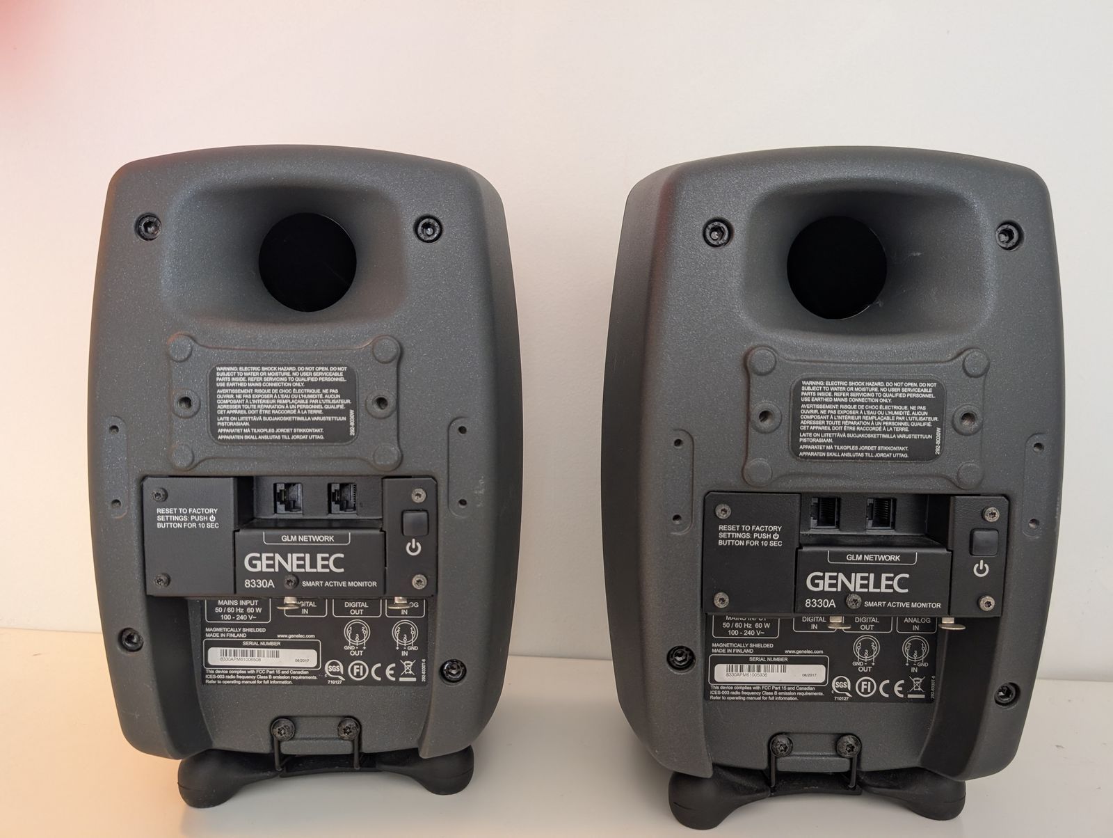 Genelec 8330A SAM 5" Powered Nearfield Studio Monitor (Pair) 2016 - 2021 - Gray - Image 9