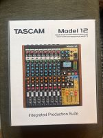 TASCAM Model 12 Multitrack Recorder / Mixer / USB Interface 2020 - Present - Black with Wood Cheeks