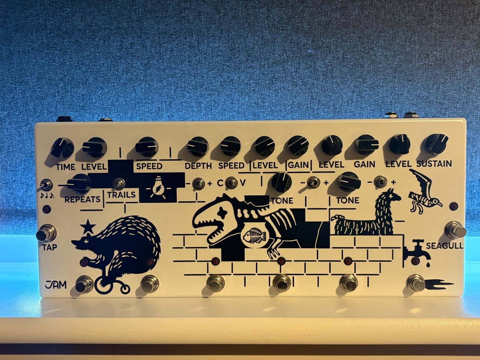 JAM Pedals Pink Flow 2010s - White