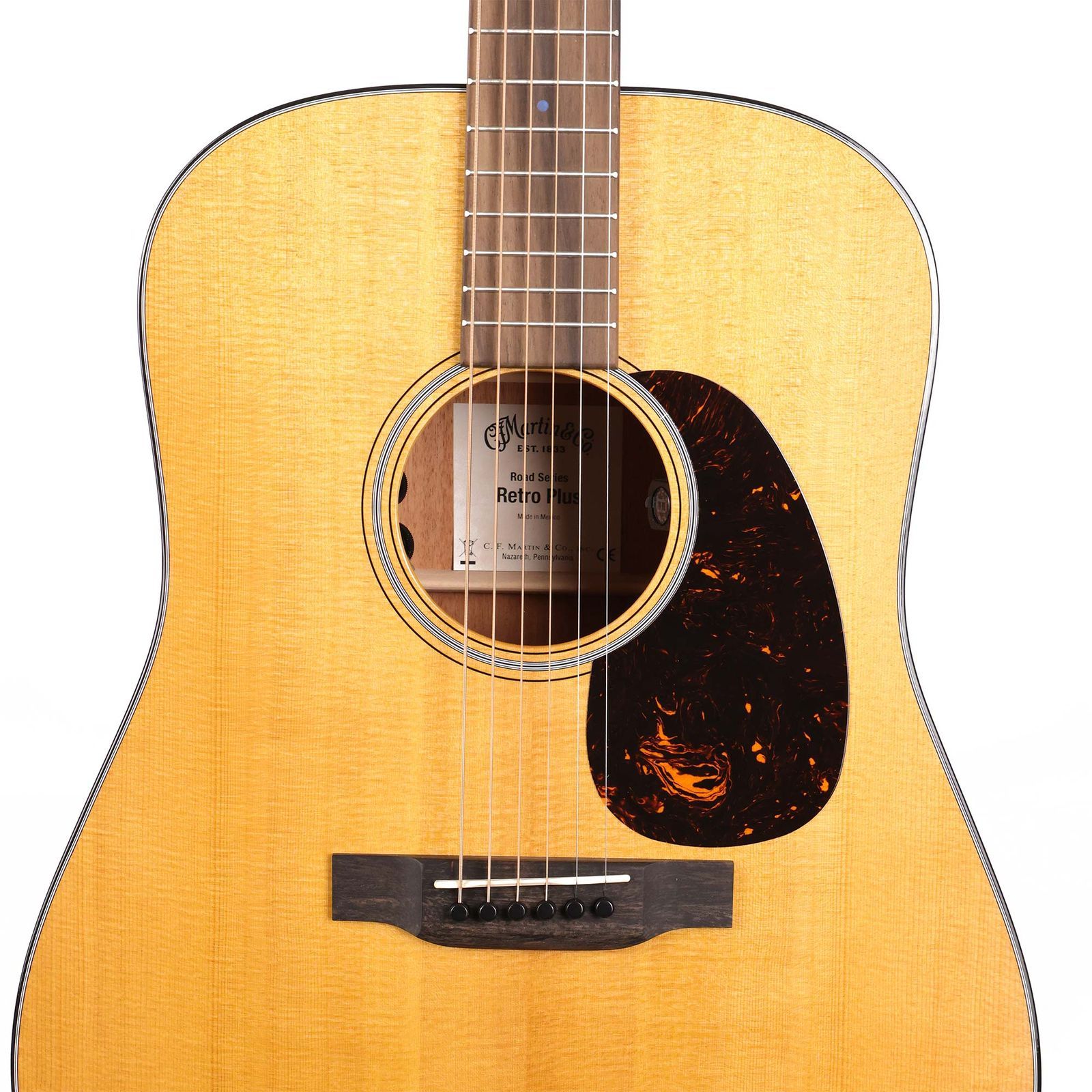 Martin DE Retro Plus Mahogany Acoustic-Electric Guitar Natural 2025 - Image 4