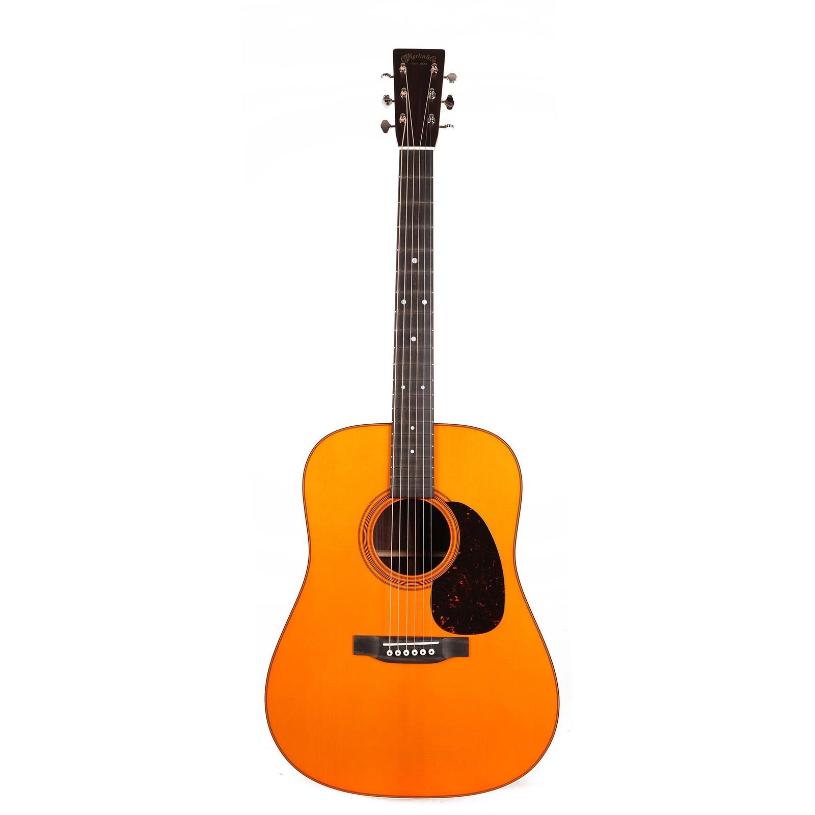 Martin Custom Shop Dreadnought Style 28 Music Zoo Exclusive Vintage Tangerine - Image 2