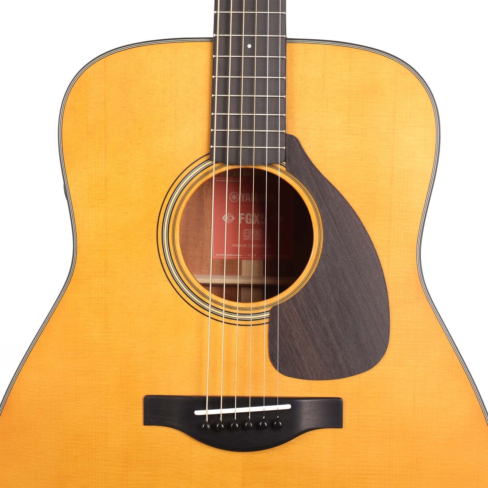 Yamaha Red Label FGX5 Acoustic-Electric Natural Used - Image 4