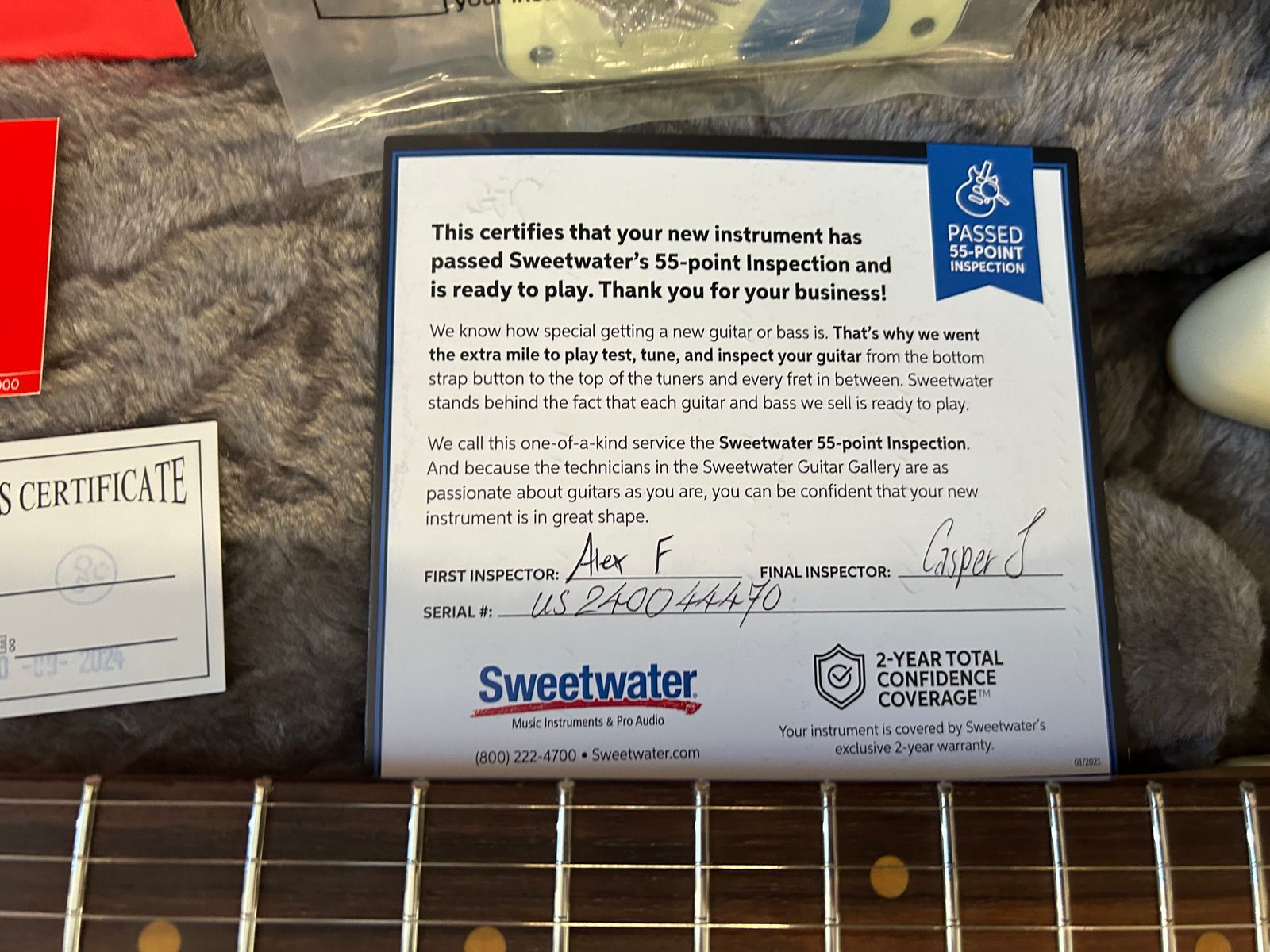 Fender American Professional II Stratocaster with Rosewood Fretboard 2020 - Present - Olympic White - Image 10