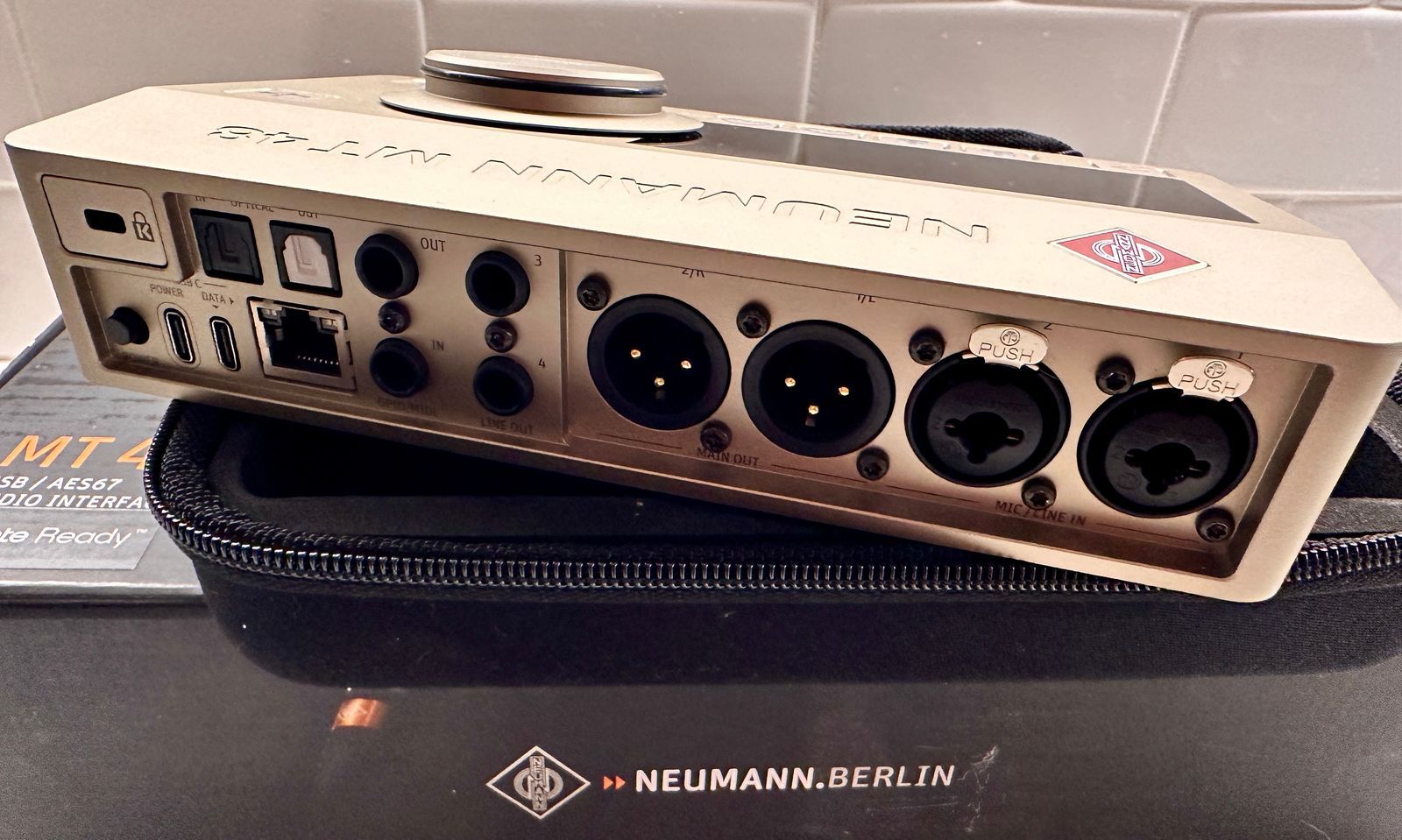 Neumann MT48 Dante 4-Channel USB-C Audio Interface 2023 - Present - Nickel - Image 5