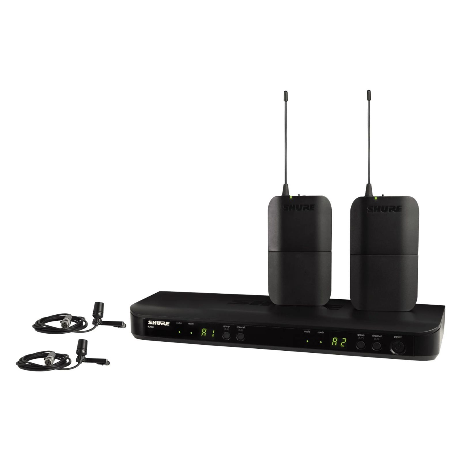 Shure BLX188E/CVL-K3E (606-630MHz), Wireless Dual Presenter System with two CVL Lavalier Microphones - Image 8